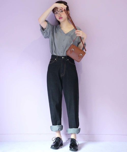 one after another NICE CLAUP(ワンアフターアナザーナイスクラップ)の「レースアップおじシューズ(その他シューズ・レディース・ブラック/ブラウン/ピンクベージュ・LARGE/MEDIUM/SMALL)」の13枚目の写真