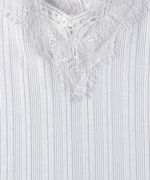 PAGEBOY（ページボーイ）の「シースルーレースキャミ（タンクトップ・レディース・ライトグレー/レッド/ブラック/オフホワイト/ブラウン/シルバー系その他・FREE）」の21枚目の写真