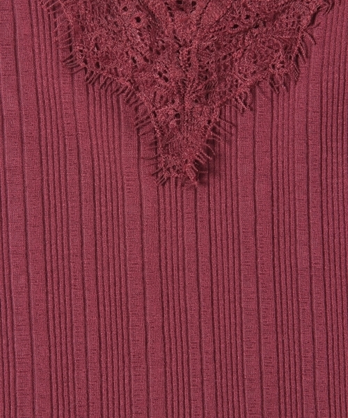 PAGEBOY（ページボーイ）の「シースルーレースキャミ（タンクトップ・レディース・ライトグレー/レッド/ブラック/オフホワイト/ブラウン/シルバー系その他・FREE）」の18枚目の写真