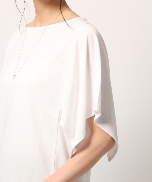 GLOBAL WORK（グローバルワーク）の「【快適機能付き】ハンカチスリーブプルオーバー半袖/786822（Tシャツ/カットソー・レディース・ベージュ/ホワイト/ライトグレー/ブラック/グリーン/ブラウン・MEDIUM/LARGE）」の13枚目の写真