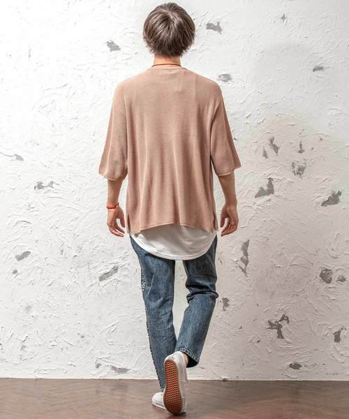 MinoriTY（マイノリティ）の「ヒョウ柄サイドラインケミカルウォッシュデニムパンツ ジーンズ レオパード（デニムパンツ・メンズ・ブルー系その他/ブルー系その他2・L/M）」の6枚目の写真