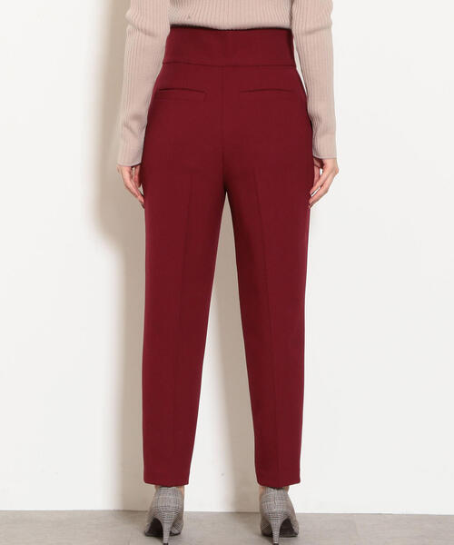 green label relaxing（グリーンレーベルリラクシング）の「FM ハイウエスト センタープレス パンツ（その他パンツ・レディース・ネイビー/ケリー/ワインレッド/マスタード・40/36/34/38）」の5枚目の写真