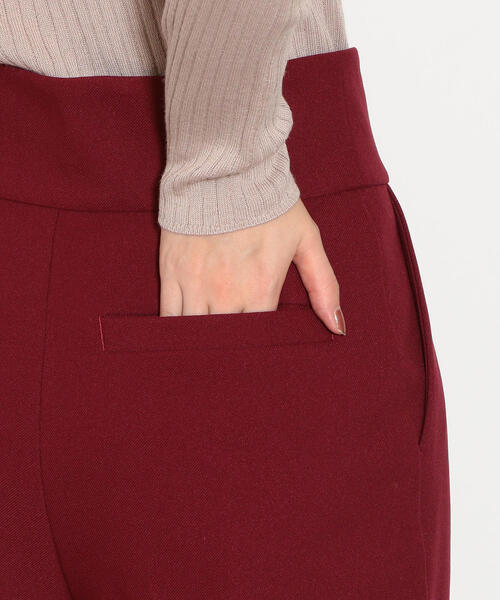 green label relaxing（グリーンレーベルリラクシング）の「FM ハイウエスト センタープレス パンツ（その他パンツ・レディース・ネイビー/ケリー/ワインレッド/マスタード・40/36/34/38）」の13枚目の写真