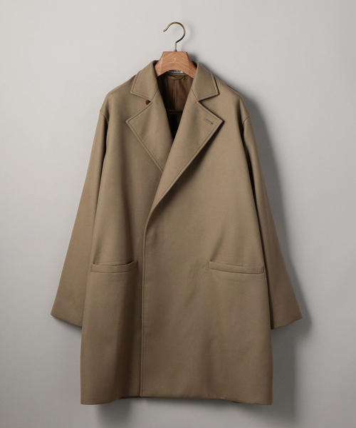 AURALEE(オーラリー)の「<AURALEE(オーラリー)> LT MLTN O/COAT(その他アウター・メンズ・ネイビー/ベージュ・5/3/4)」の4枚目の写真