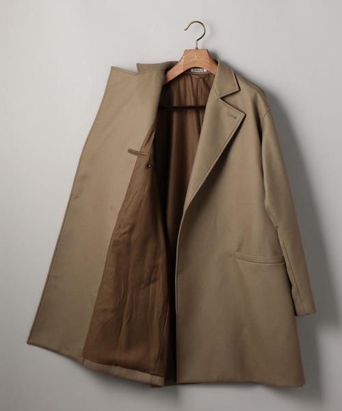 AURALEE(オーラリー)の「<AURALEE(オーラリー)> LT MLTN O/COAT(その他アウター・メンズ・ネイビー/ベージュ・5/3/4)」の5枚目の写真