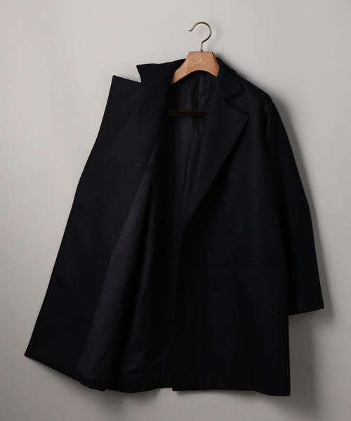 AURALEE(オーラリー)の「<AURALEE(オーラリー)> LT MLTN O/COAT(その他アウター・メンズ・ネイビー/ベージュ・5/3/4)」の9枚目の写真