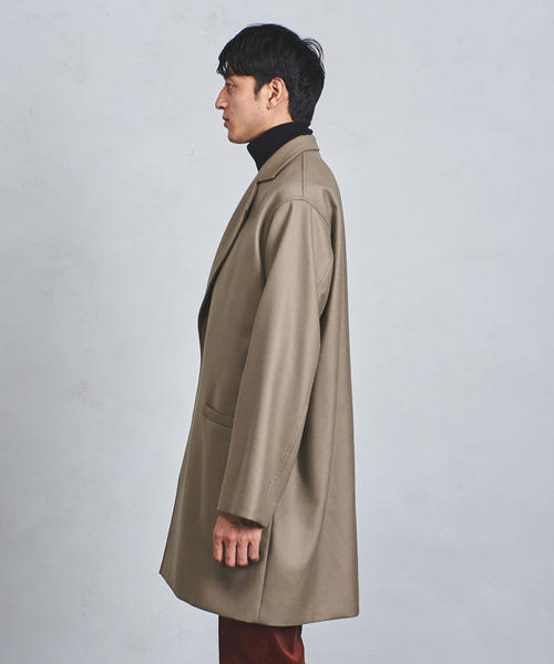 AURALEE(オーラリー)の「<AURALEE(オーラリー)> LT MLTN O/COAT(その他アウター・メンズ・ネイビー/ベージュ・5/3/4)」の6枚目の写真