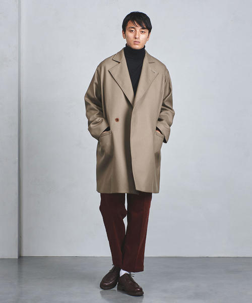 AURALEE(オーラリー)の「<AURALEE(オーラリー)> LT MLTN O/COAT(その他アウター・メンズ・ネイビー/ベージュ・5/3/4)」の18枚目の写真