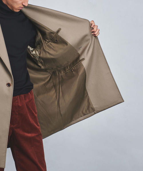 AURALEE(オーラリー)の「<AURALEE(オーラリー)> LT MLTN O/COAT(その他アウター・メンズ・ネイビー/ベージュ・5/3/4)」の13枚目の写真