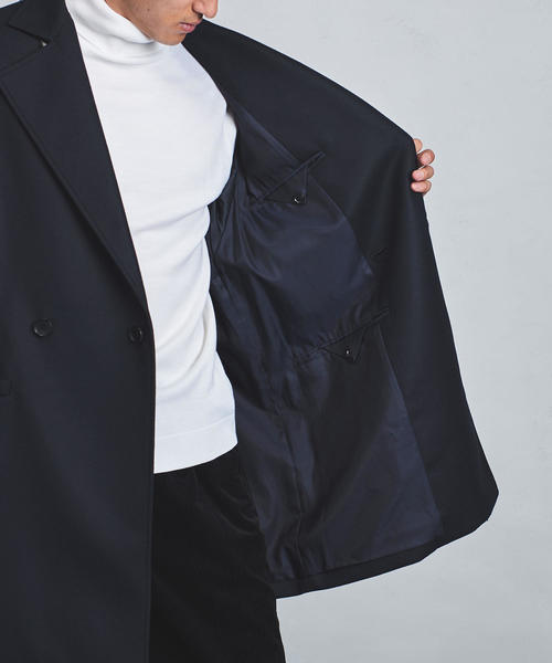 AURALEE(オーラリー)の「<AURALEE(オーラリー)> LT MLTN O/COAT(その他アウター・メンズ・ネイビー/ベージュ・5/3/4)」の12枚目の写真