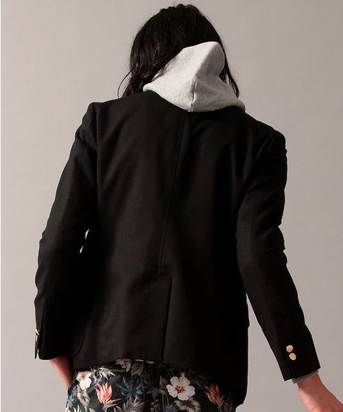 BEAUTY&YOUTH UNITED ARROWS（ビューティーアンドユースユナイテッドアローズ）の「by ∴ TR 2ボタン ブレザー ¨◆ §2（テーラードジャケット・メンズ・ブラック/ネイビー/その他1・SMALL/MEDIUM/LARGE/X-LARGE）」の9枚目の写真