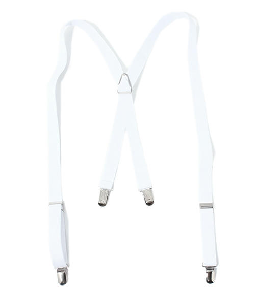 WEGO（ウィゴー）の「WEGO/ゴムサスペンダー（サスペンダー・レディース・ホワイト/ブラック/ネイビー/その他1/その他2/その他3・FREE）」の2枚目の写真