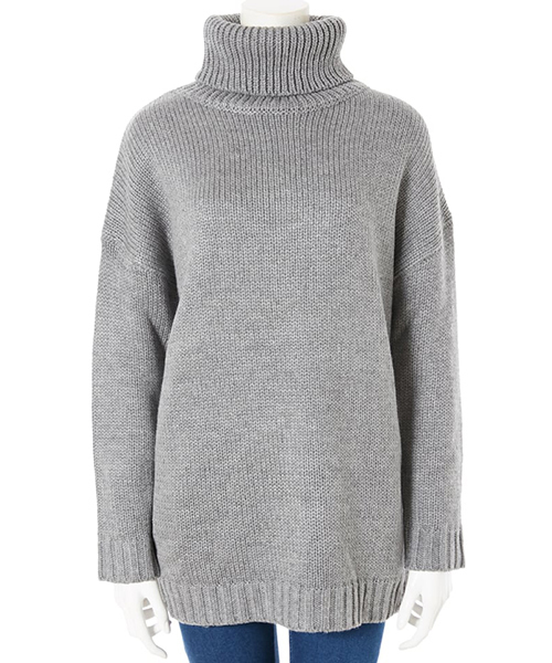 fifth（フィフス）の「オフタートルオーバーサイズニット（ニット/セーター・レディース・レッド/イエロー/グリーン/ブラウン・MEDIUM）」の21枚目の写真