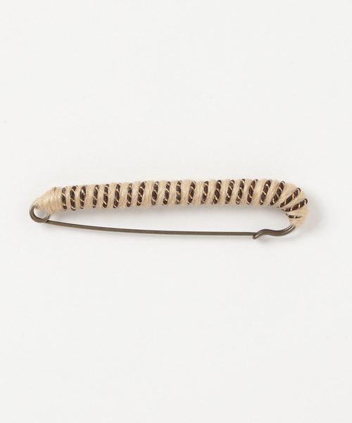 チャイハネ（チャイハネ）の「【チャイハネ】ラメリショールピン（ブローチ/コサージュ・レディース・ブラック/ベージュ/ネイビー/ワインレッド/ベージュ系その他・FREE）」の3枚目の写真