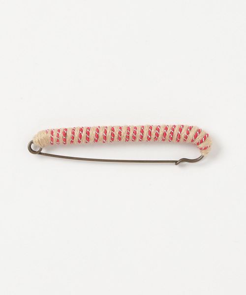 チャイハネ（チャイハネ）の「【チャイハネ】ラメリショールピン（ブローチ/コサージュ・レディース・ブラック/ベージュ/ネイビー/ワインレッド/ベージュ系その他・FREE）」の4枚目の写真