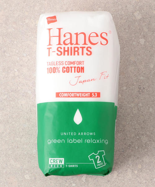 HANES（ヘインズ）の「別注 ［ヘインズ］SC Hanes JAPAN FIT / パックT / Tシャツ ＜2枚組み＞（Tシャツ/カットソー・メンズ・ホワイト・M/S/L）」の6枚目の写真