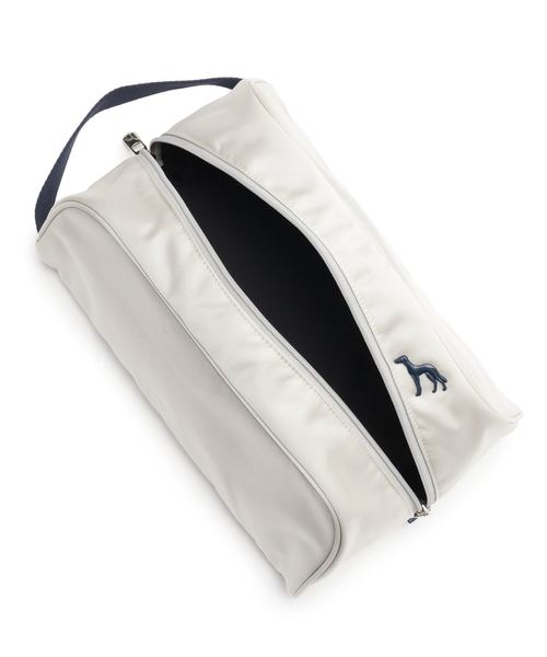 adabat（アダバット）の「ユニセックス シューズバッグ（ハンドバッグ・メンズ・シルバー/ネイビー・00）」の4枚目の写真