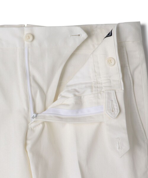 SHIPS（シップス）の「SD: 【ノープリ―ツ】 コットン ソリッド バーズアイ ドレス パンツ (ホワイト)（その他パンツ・メンズ・ホワイト・44/46/48/50/42/52）」の8枚目の写真