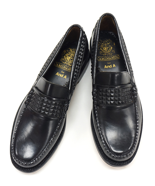 CAMINANDO（カミナンド）の「Ruber Studs Loafer Leather Sole (CAMINANDO)（その他シューズ・メンズ・ブラック/ネイビー/ワインレッド・26.0cm/25.0cm/27.0cm）」の10枚目の写真