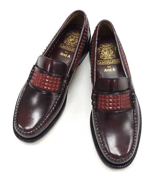 CAMINANDO（カミナンド）の「Ruber Studs Loafer Leather Sole (CAMINANDO)（その他シューズ・メンズ・ブラック/ネイビー/ワインレッド・26.0cm/25.0cm/27.0cm）」の12枚目の写真