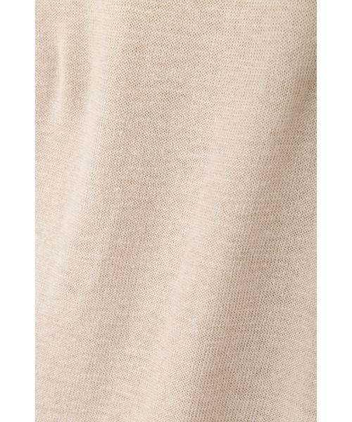 NATURAL BEAUTY BASIC（ナチュラルビューティーベーシック）の「ウォッシャブルリネンプルオーバー（ニット/セーター・レディース・ベージュ/ブラウン/イエロー/ブルー・MEDIUM）」の9枚目の写真