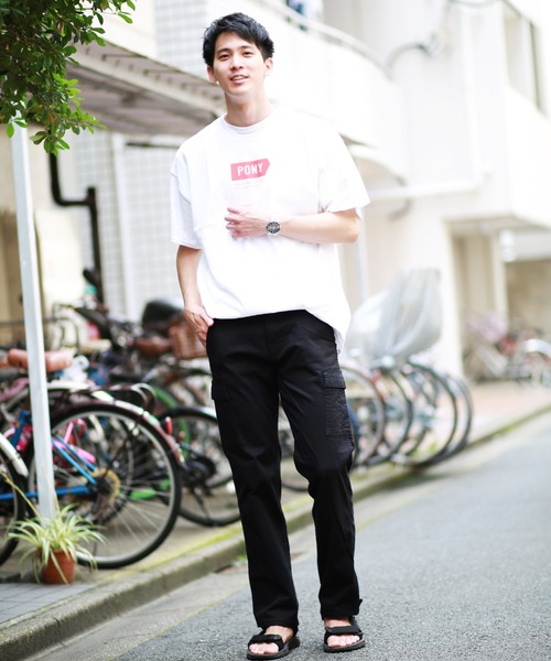 OUTDOOR PRODUCTS(アウトドアプロダクツ)の「OUTDOOR チノストレッチカーゴパンツ(チノパンツ・メンズ・ブラック/ベージュ/カーキ・79/91/76/82/85/88)」の12枚目の写真