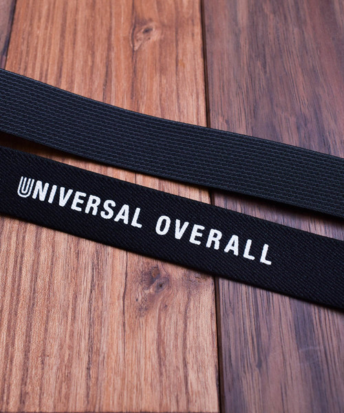 UNIVERSAL OVERALL（ユニバーサルオーバーオール）の「【72】【UNIVERSAL OVERALL（ユニバーサルオーバーオール）】ロゴプリントサスペンダー（サスペンダー・レディース・ブラック/ベージュ/ネイビー/グレー・FREE）」の9枚目の写真