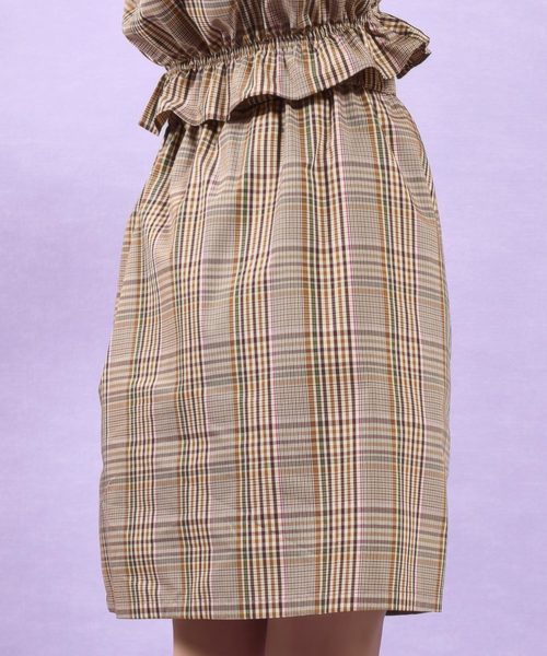 MILK（ミルク）の「ラップミニ スカート（スカート・レディース・ベージュ/ネイビー・FREE）」の7枚目の写真