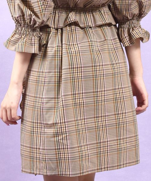 MILK（ミルク）の「ラップミニ スカート（スカート・レディース・ベージュ/ネイビー・FREE）」の8枚目の写真