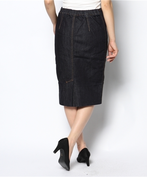 RIVE DROITE（リヴドロワ）の「デニムタイトSK（スカート・レディース・ブルー・38）」の6枚目の写真
