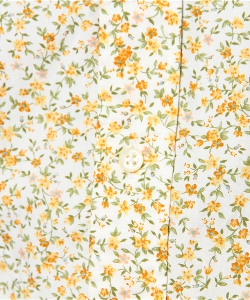 OUTLET（アウトレット）の「【Ciaopanic】小花7分レギュラーSHT（シャツ/ブラウス・メンズ・イエロー・LARGE/MEDIUM）」の8枚目の写真
