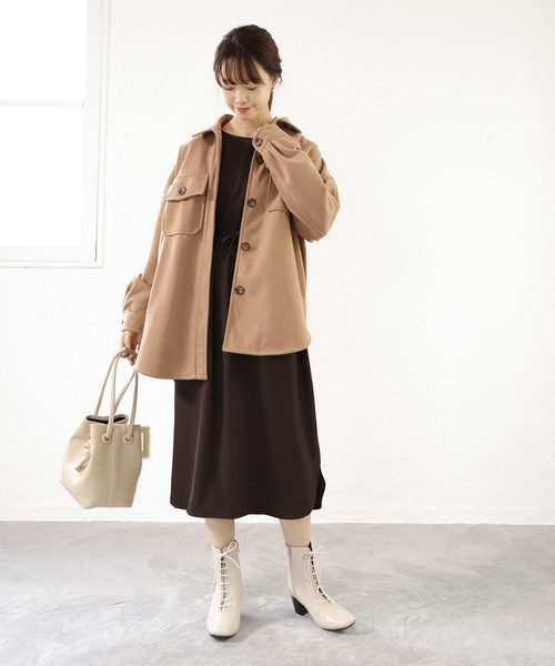 SESTO（セスト）の「リアルウッドヒールのスクエアトゥレースアップブーツ（ブーツ・レディース・ブラック/ダークブラウン/グレイッシュベージュ/アイボリー・LL/3L/S/M/L）」の9枚目の写真