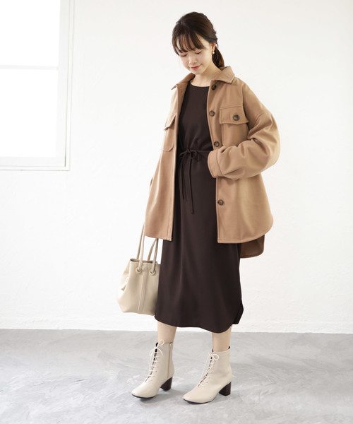 SESTO（セスト）の「リアルウッドヒールのスクエアトゥレースアップブーツ（ブーツ・レディース・ブラック/ダークブラウン/グレイッシュベージュ/アイボリー・LL/3L/S/M/L）」の21枚目の写真