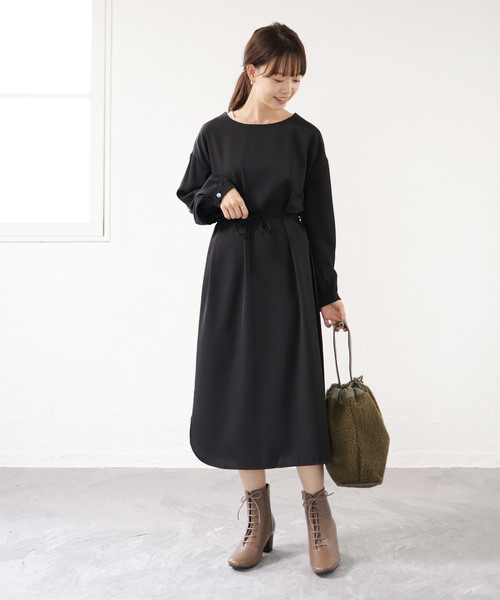 SESTO（セスト）の「リアルウッドヒールのスクエアトゥレースアップブーツ（ブーツ・レディース・ブラック/ダークブラウン/グレイッシュベージュ/アイボリー・LL/3L/S/M/L）」の12枚目の写真