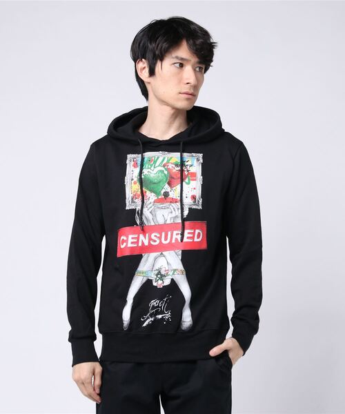 Tract(トラクト)の「ART FOR LOVE(パーカー・メンズ・ホワイト/ブラック/グレー・SMALL/MEDIUM/LARGE/X-LARGE)」の2枚目の写真