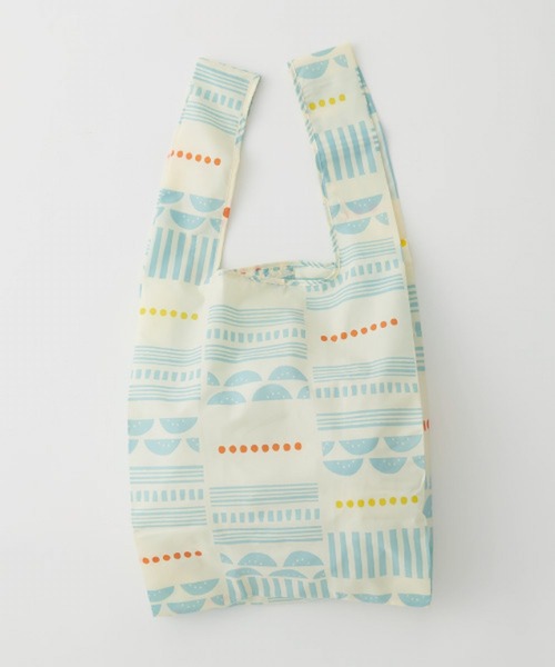 392 plusm(サンキューニプリュスエム)の「water repellent bag BIG(エコバッグ/サブバッグ・レディース・ブラック/ネイビー/グレー/レッド/オフホワイト/イエロー/ブルー/グリーン・BIG(L))」の2枚目の写真