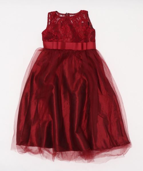 Catherine Cottage(キャサリンコテージ)の「デコルテシースルー レースロングドレス(ドレス・キッズ・ベージュ/ネイビー/レッド/グリーン/サックスブルー/イエロー/ピンク/ライラック・110/120/130/140/150/160)」の21枚目の写真