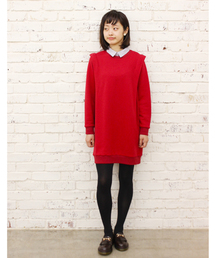 Kastane | 【Kastane】重ね着風裏毛ワンピース(ワンピース)