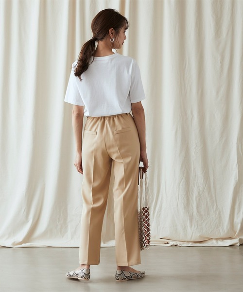 titivate(ティティベイト)の「センタープレスフレアパンツ(その他パンツ・レディース・ブラック/ベージュ/グリーン系その他/ダークオレンジ・M)」の22枚目の写真