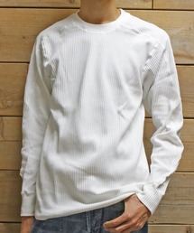 GREEN BOWL Rib Pleat Long Sleeve T-shirts/グリーンボウル リブ プリーツ ロング スリーブ Tシャツ
