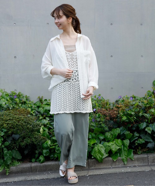 flower(フラワー)の「リリーパンツ(その他パンツ・レディース・カーキ/ピンク・FREE)」の2枚目の写真