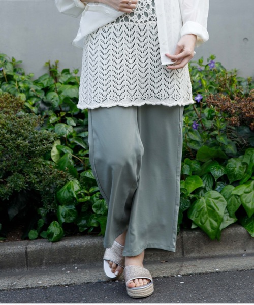 flower(フラワー)の「リリーパンツ(その他パンツ・レディース・カーキ/ピンク・FREE)」の5枚目の写真