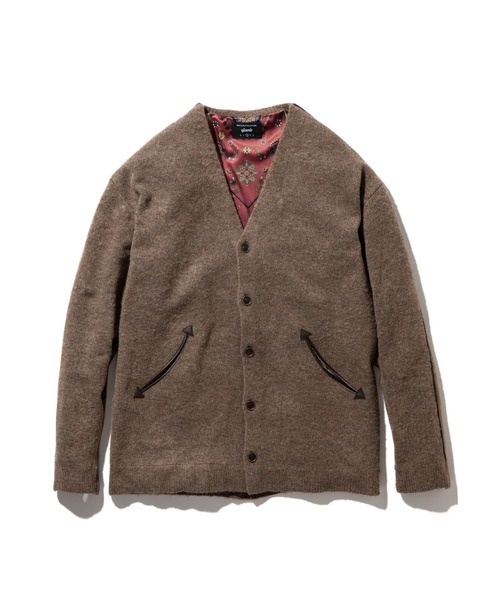 オーバー サイズ ライン カーディガン glamb（グラム）の「Oversize line cardigan / オーバーサイズライン