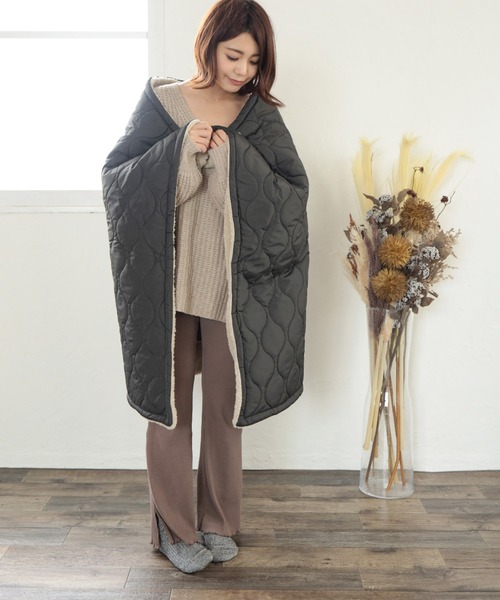 SESTO（セスト）の「gu20aw/キルティング×ボアブランケット（M