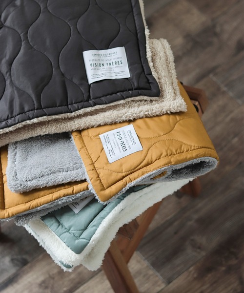 SESTO（セスト）の「gu20aw/キルティング×ボアブランケット（M