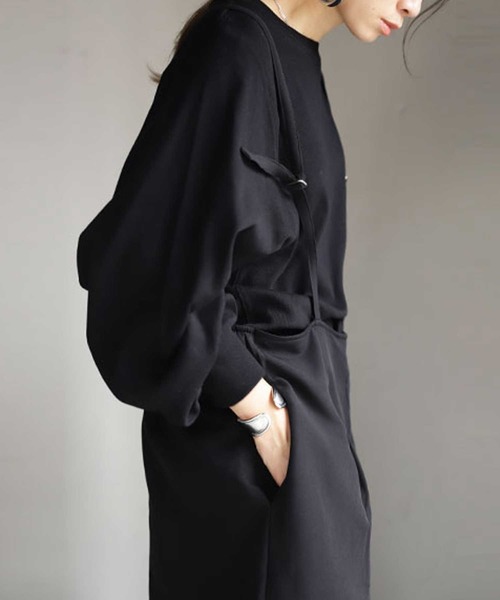 antiqua(アンティカ)の「トップス 甘すぎない程良い絶妙バランス。カジュアルに使える一着。(Tシャツ/カットソー・レディース・ブラウン系その他/ブラック/オフホワイト・FREE)」の11枚目の写真