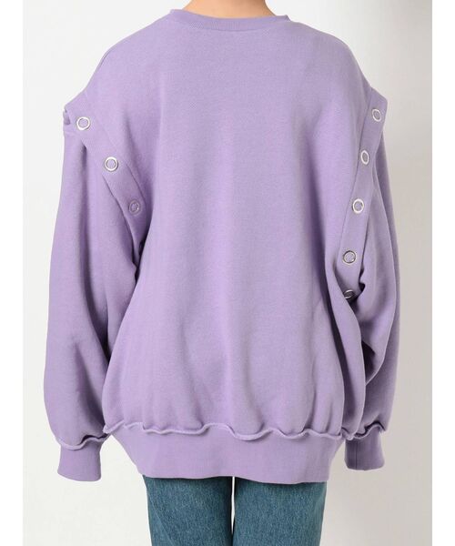 jouetie（ジュエティ）の「マルチWAYプルオーバー（スウェット・レディース・ブラック/グリーン/ラベンダー・MEDIUM）」の18枚目の写真