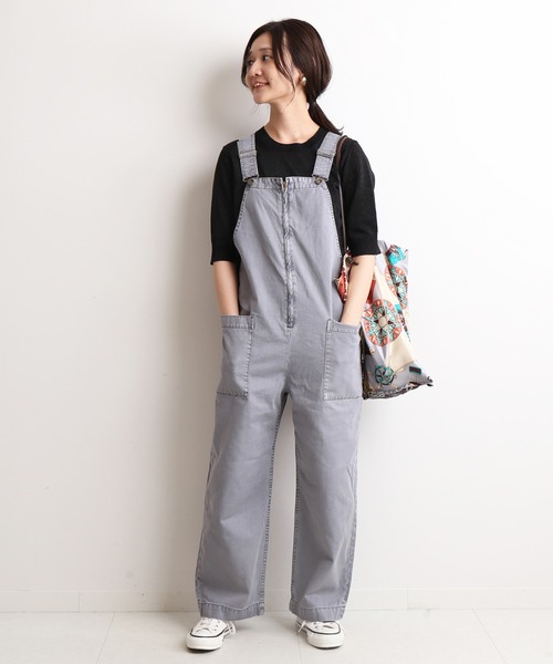 マママさま専用【スローブイエナSLOBE IENA】サロペット カーブサロペット（サロペット／オーバーオール）｜SLOBE IENA
