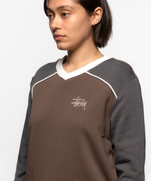 ブナさん着用似Stüssy スウェット STUSSY（ステューシー）の「Panel V Neck（スウェット）」 - WEAR