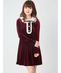 ワンピース レッド 赤色系 ベロア ファッション通販 Zozotown